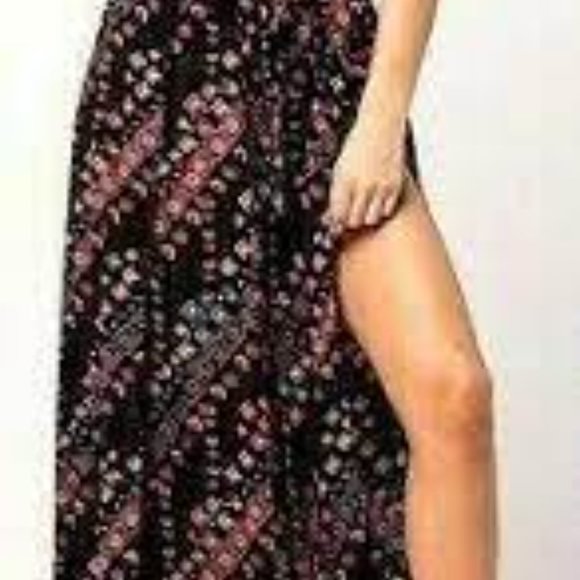 Free People Remember Me Faux Wrap Maxi Skirt - Picture 2 of 5